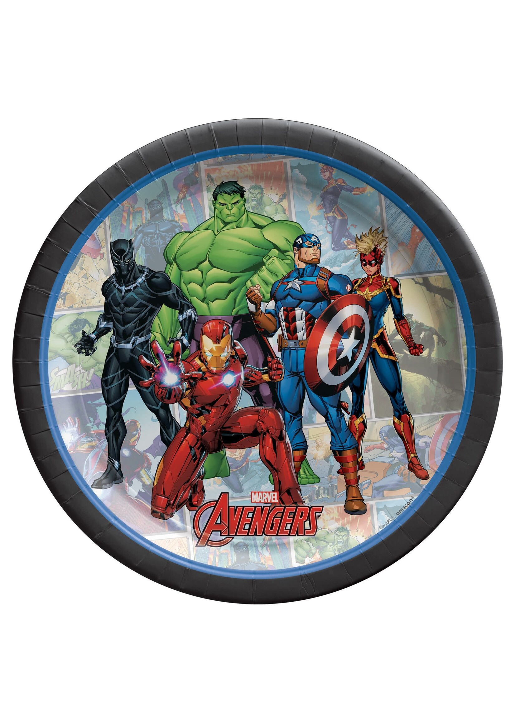 Marvel Avengers Powers Unite™ 7" Round Plates