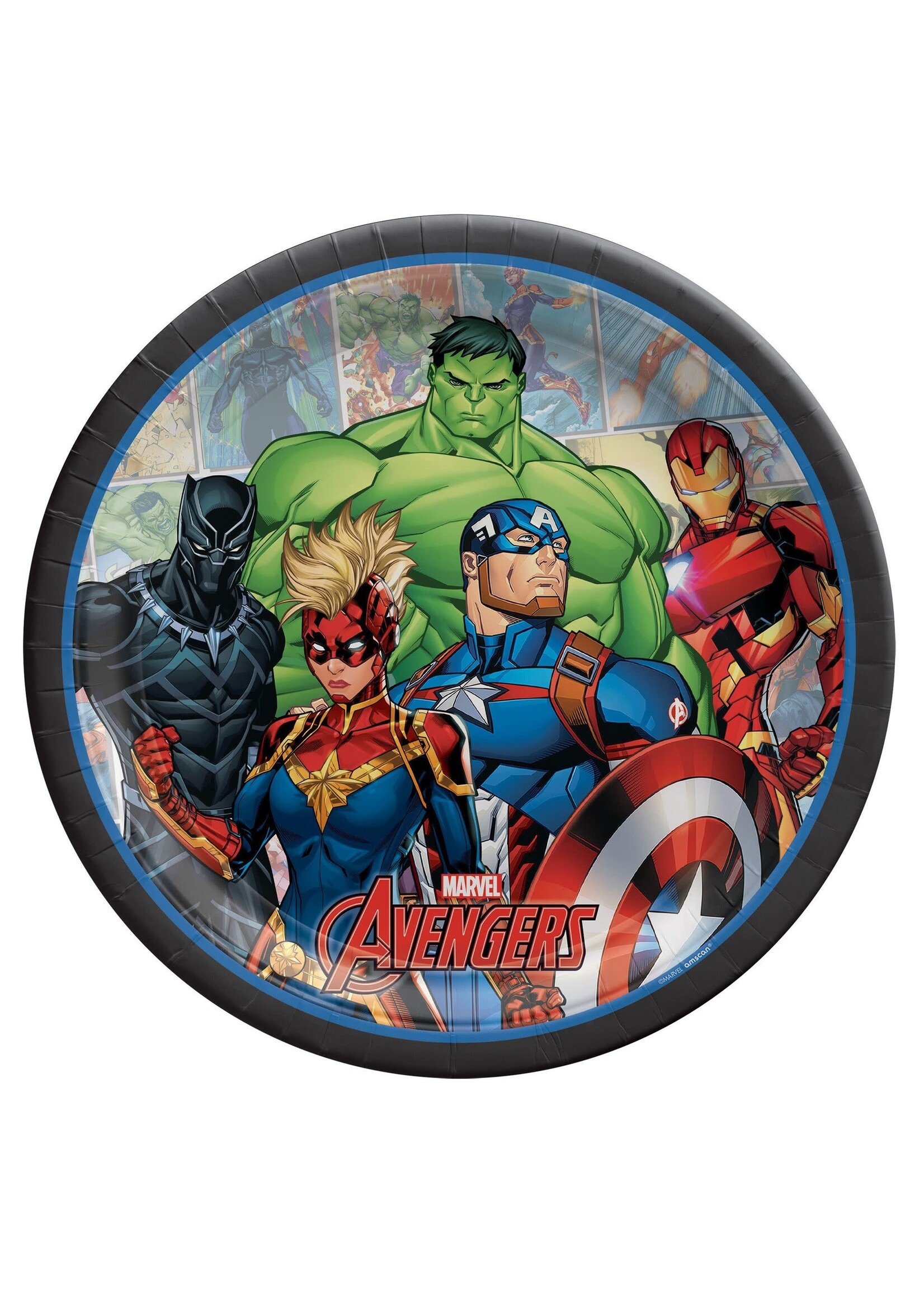 Marvel Avengers Powers Unite™ 9" Round Plates