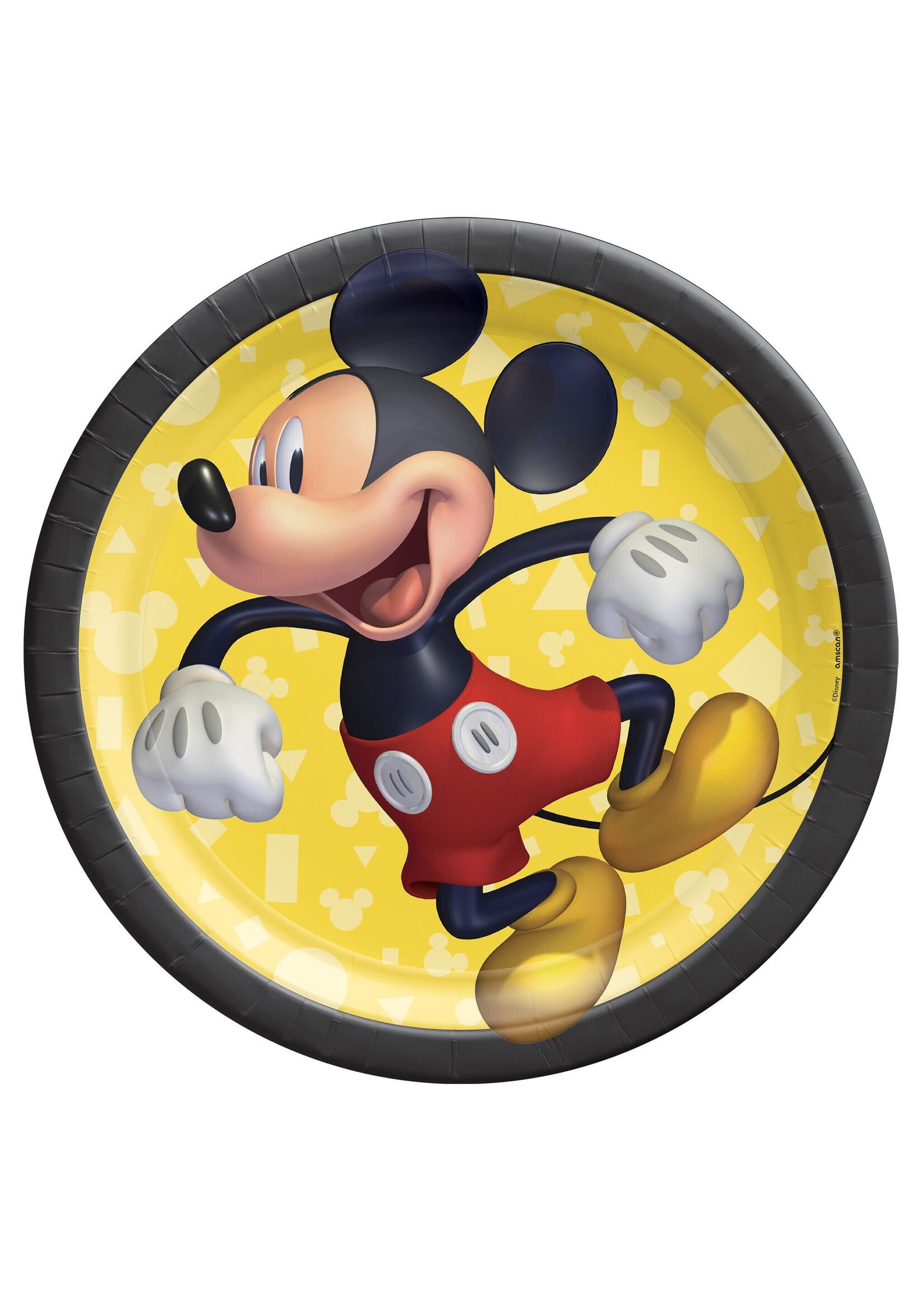 Mickey Mouse Forever 7Inch 8Ct Round Plates