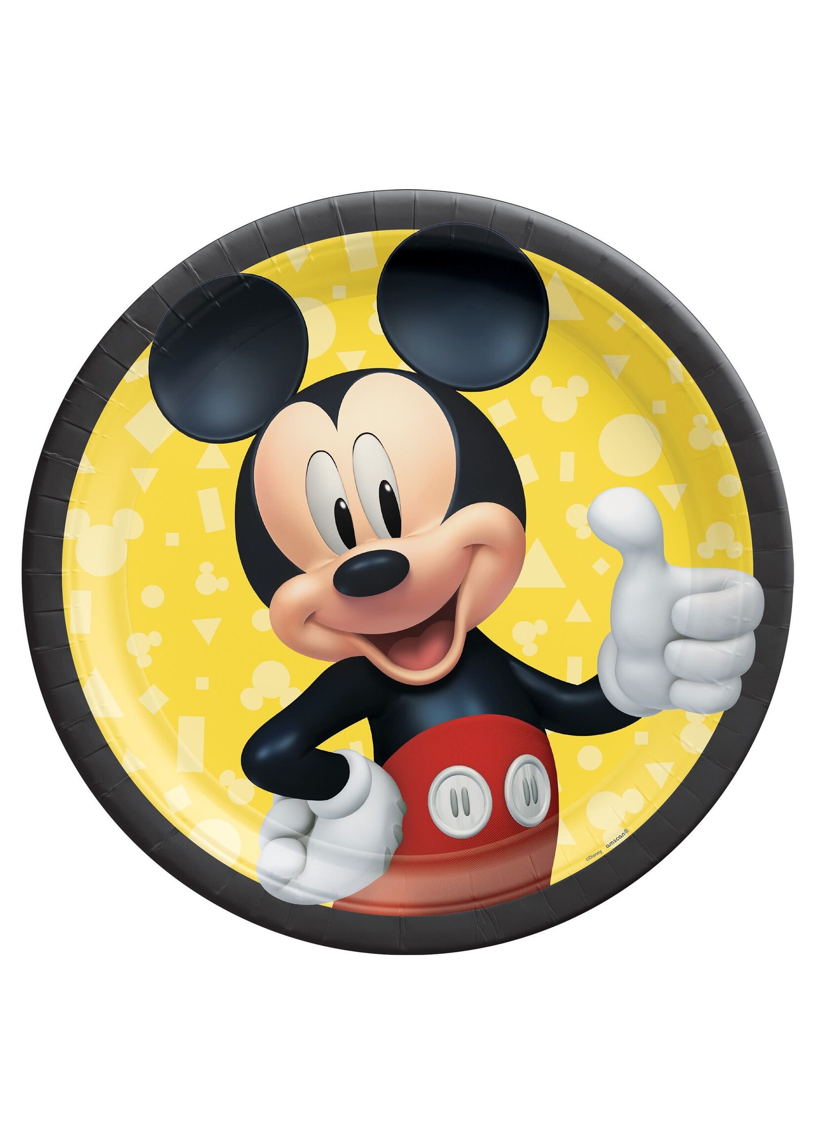 Mickey Mouse Forever 9Inch 8Ct Round Plates