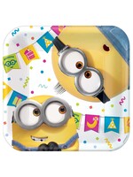 Minions 2 7 InchSquare Plates