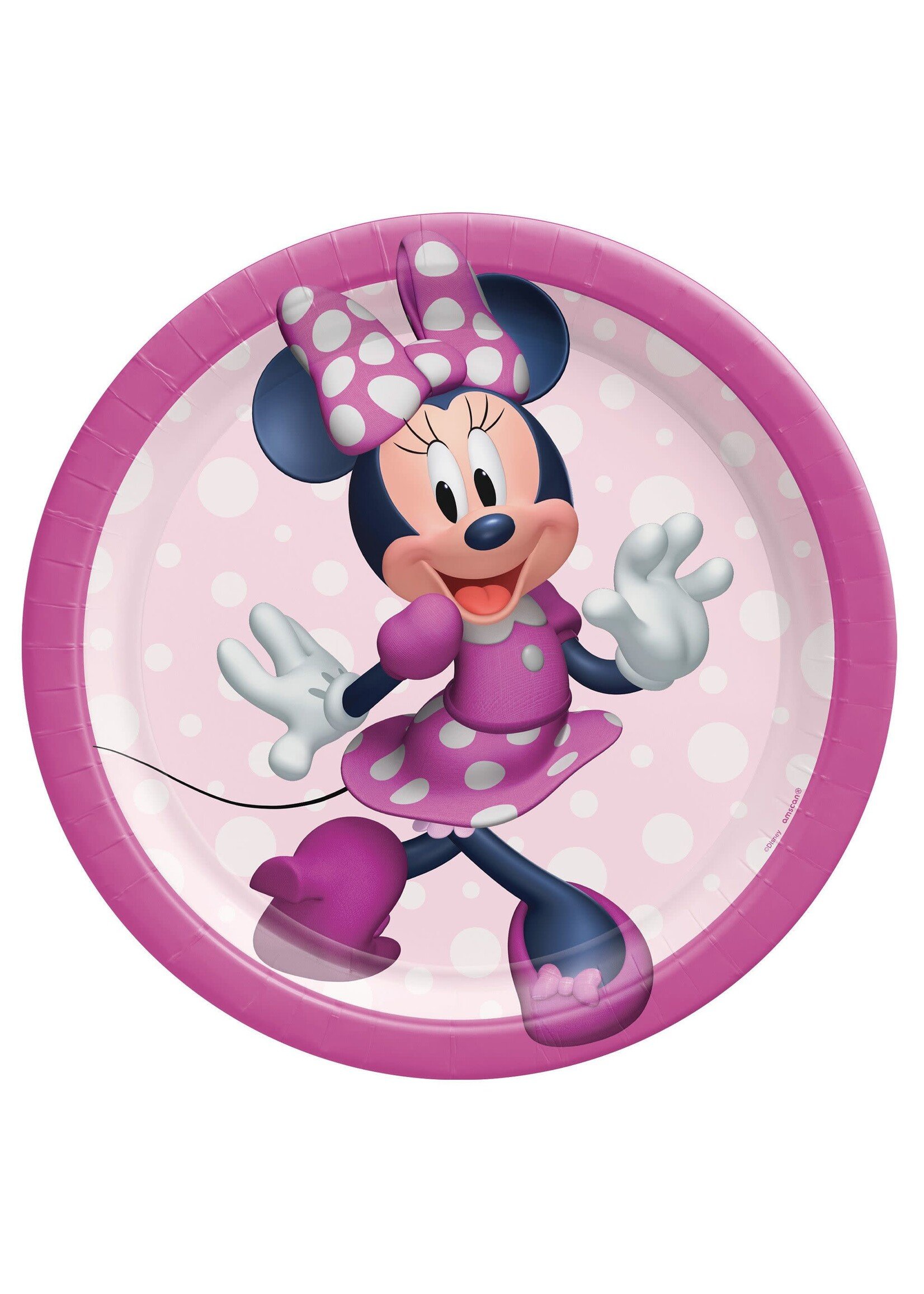 Minnie Mouse Forever 7" Round Plates