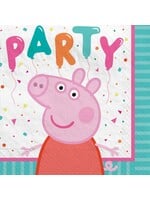 Peppa Pig Confetti Party Beverage Napkin