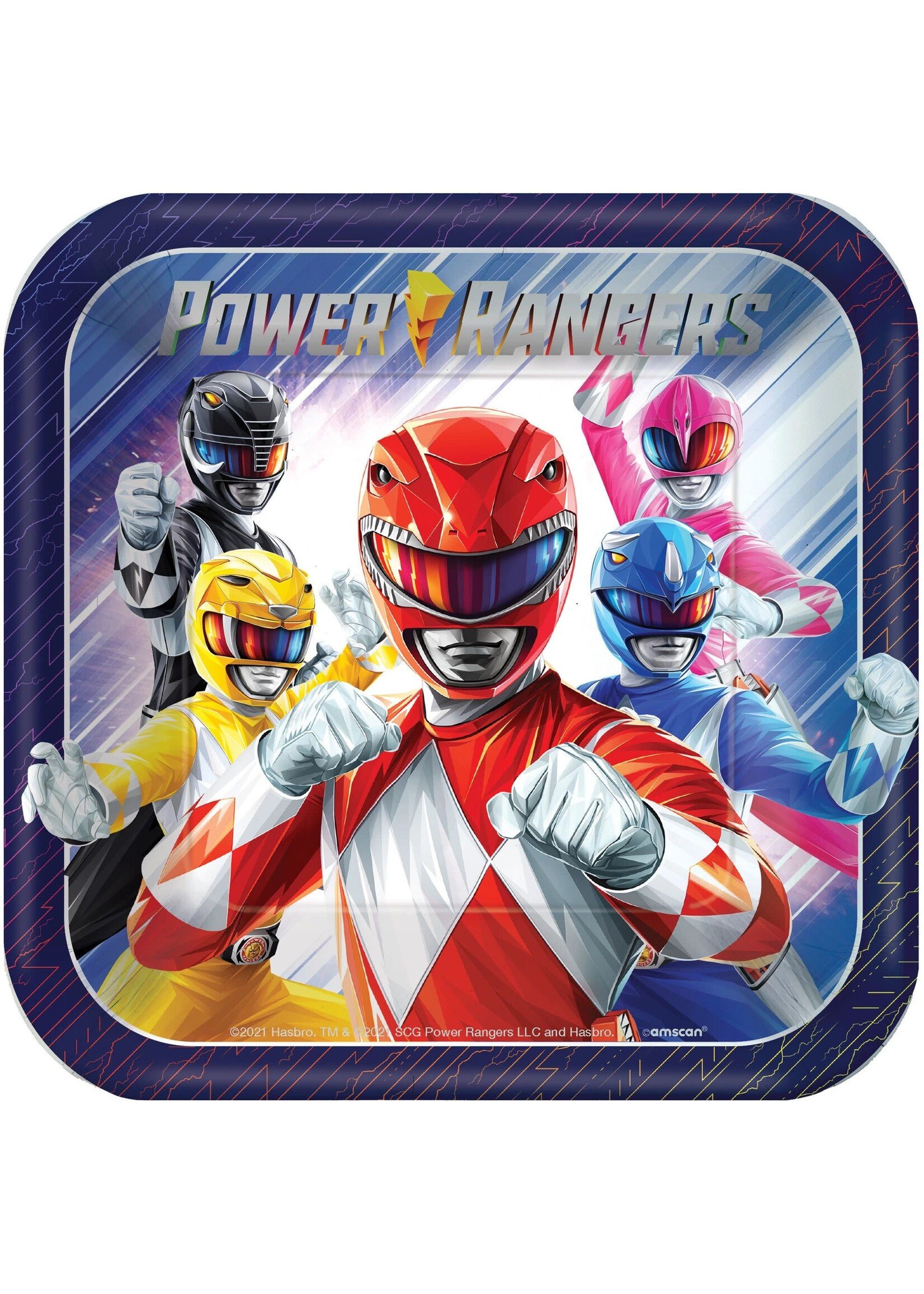 Power Rangers Classic 7" Plates