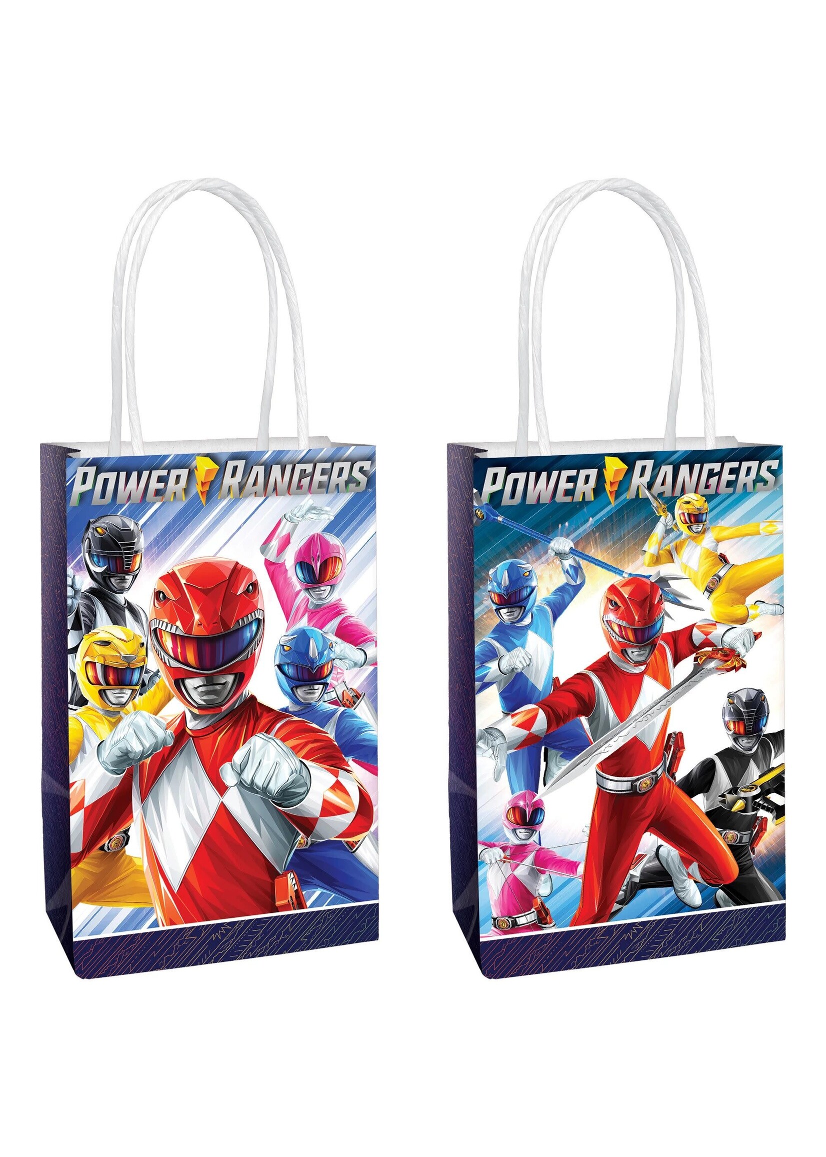 Power Rangers Classic Printed Paper Kraft Bags