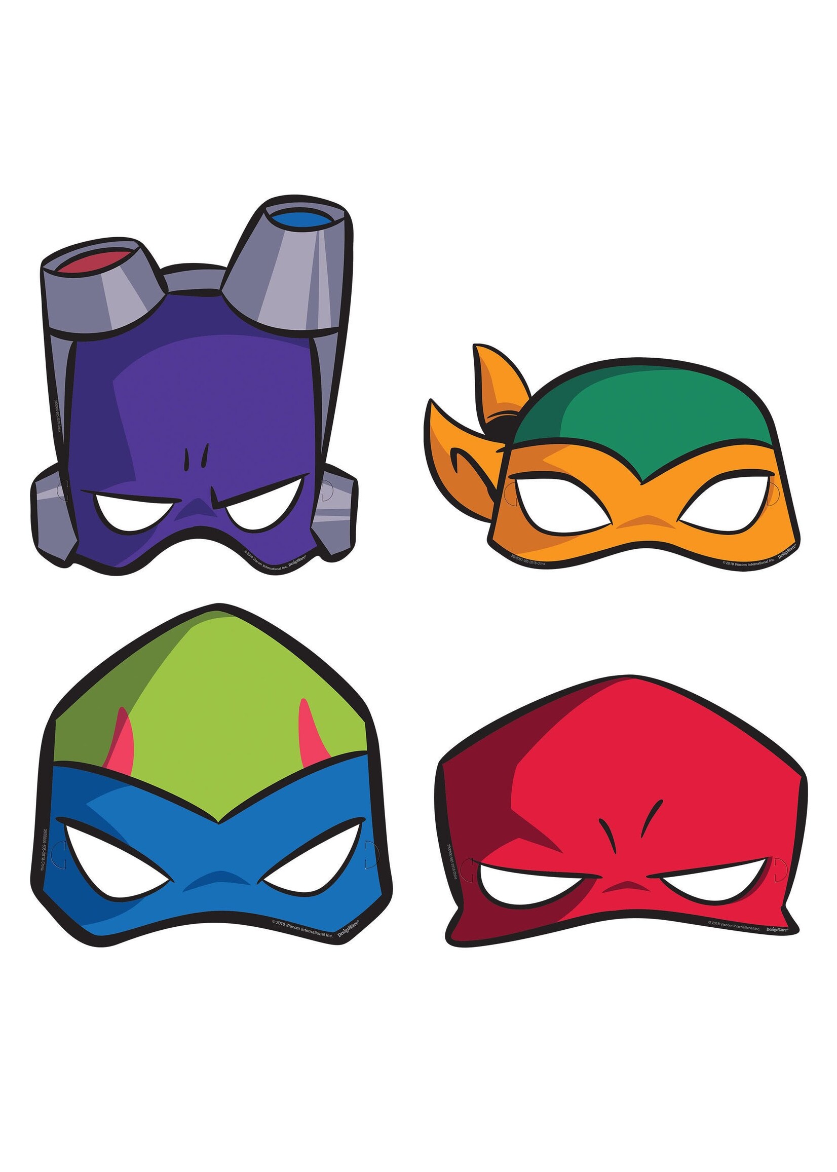 Rise of the TMNT™ Paper Masks