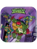 Rise of the TMNT™ Square Plates, 7"