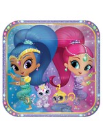 Shimmer & Shine™ Square Plates, 9"