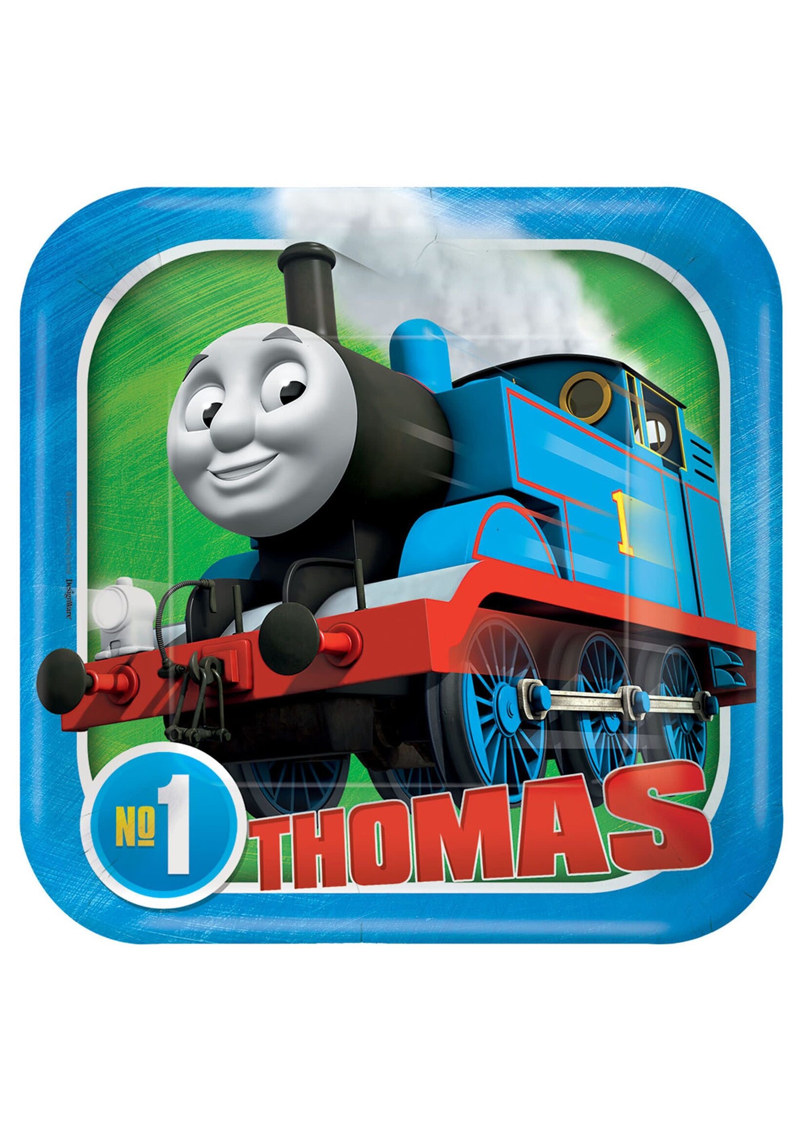 Thomas All Aboard Square Plates, 7"