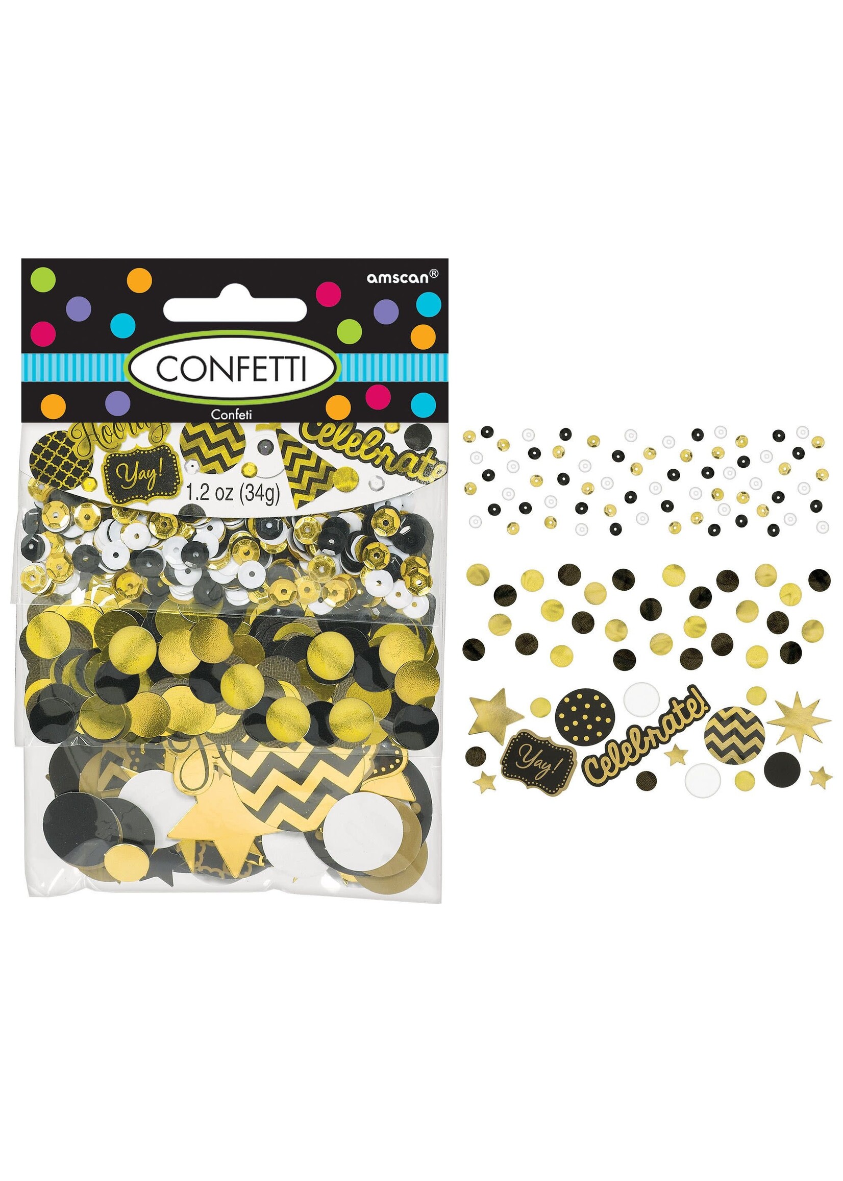 Value Pack Confetti - Gold