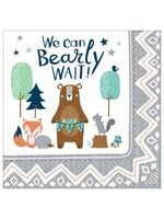 Bear-Ly Wait Luncheon Napkins 16Ct