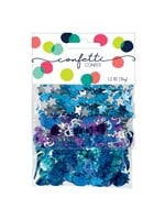 Blue Birthday Celebration Value Pack Confetti Mix