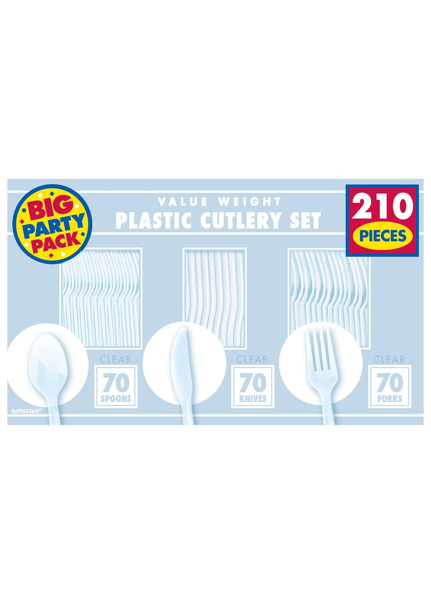 Clear Value Window Box Cutlery Set