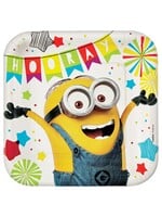 Despicable Me™ Square Plates, 9"