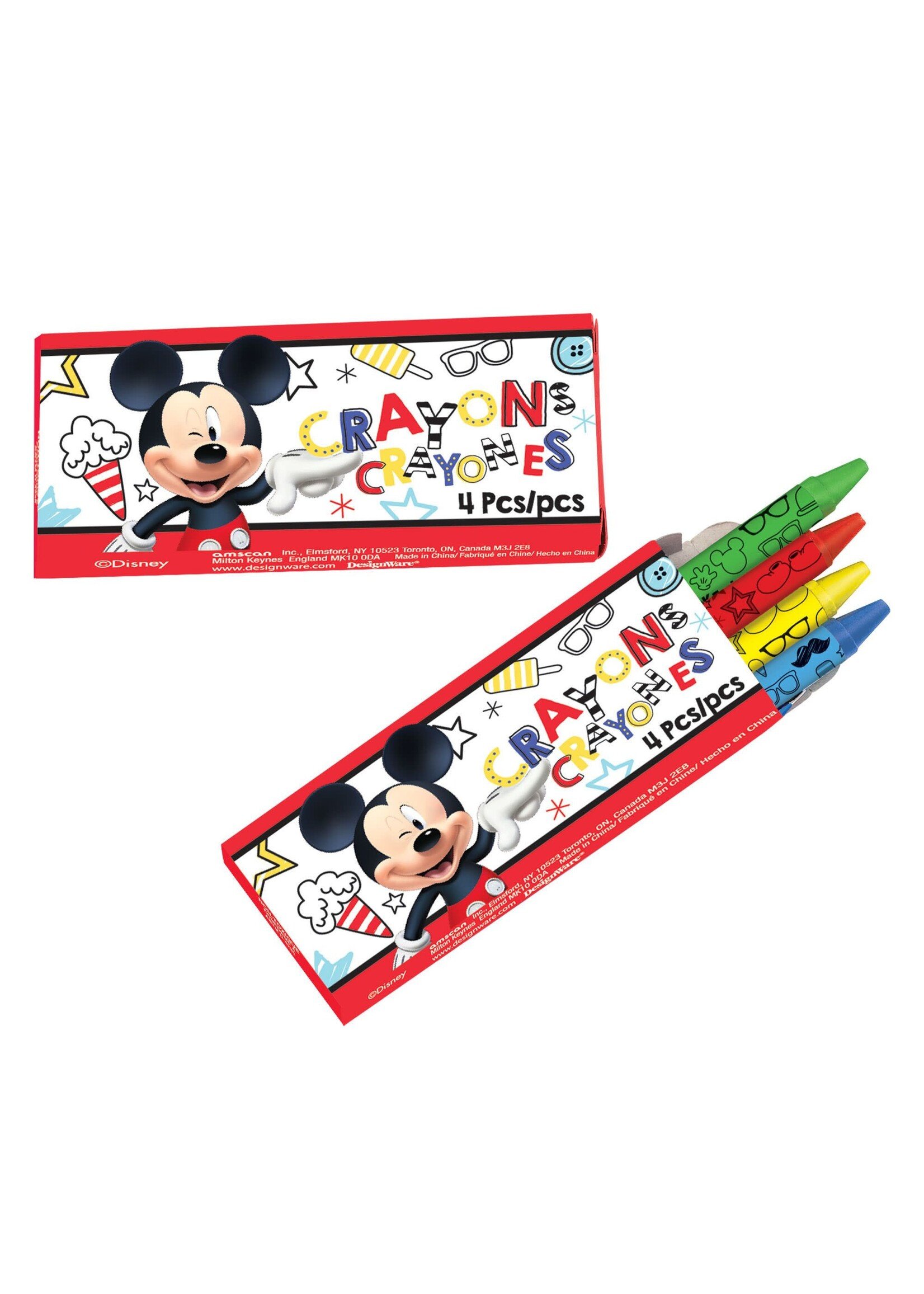 Disney Mickey on the Go Packaged Crayons