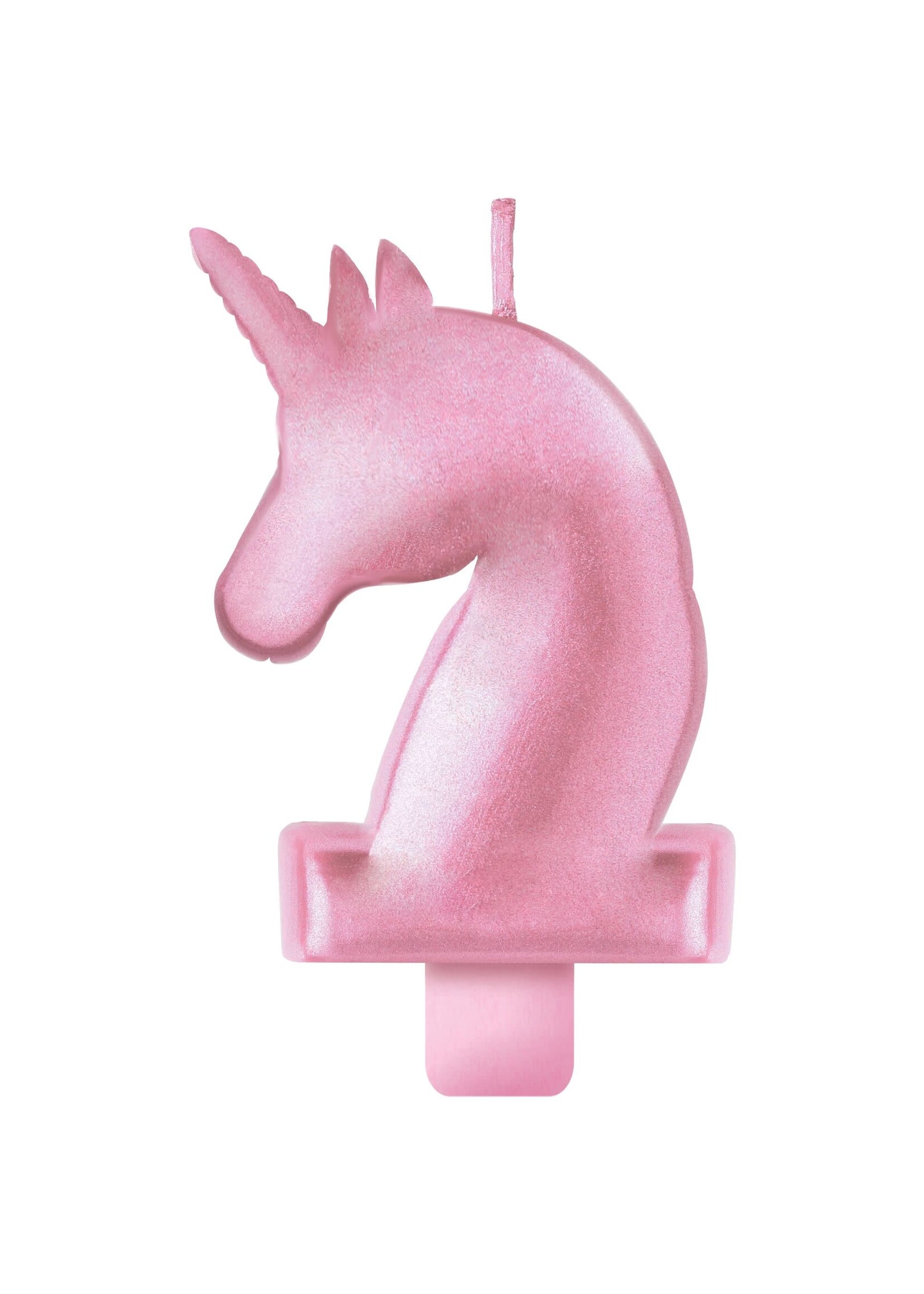 Enchanted Unicorn Metallic Birthday Candle