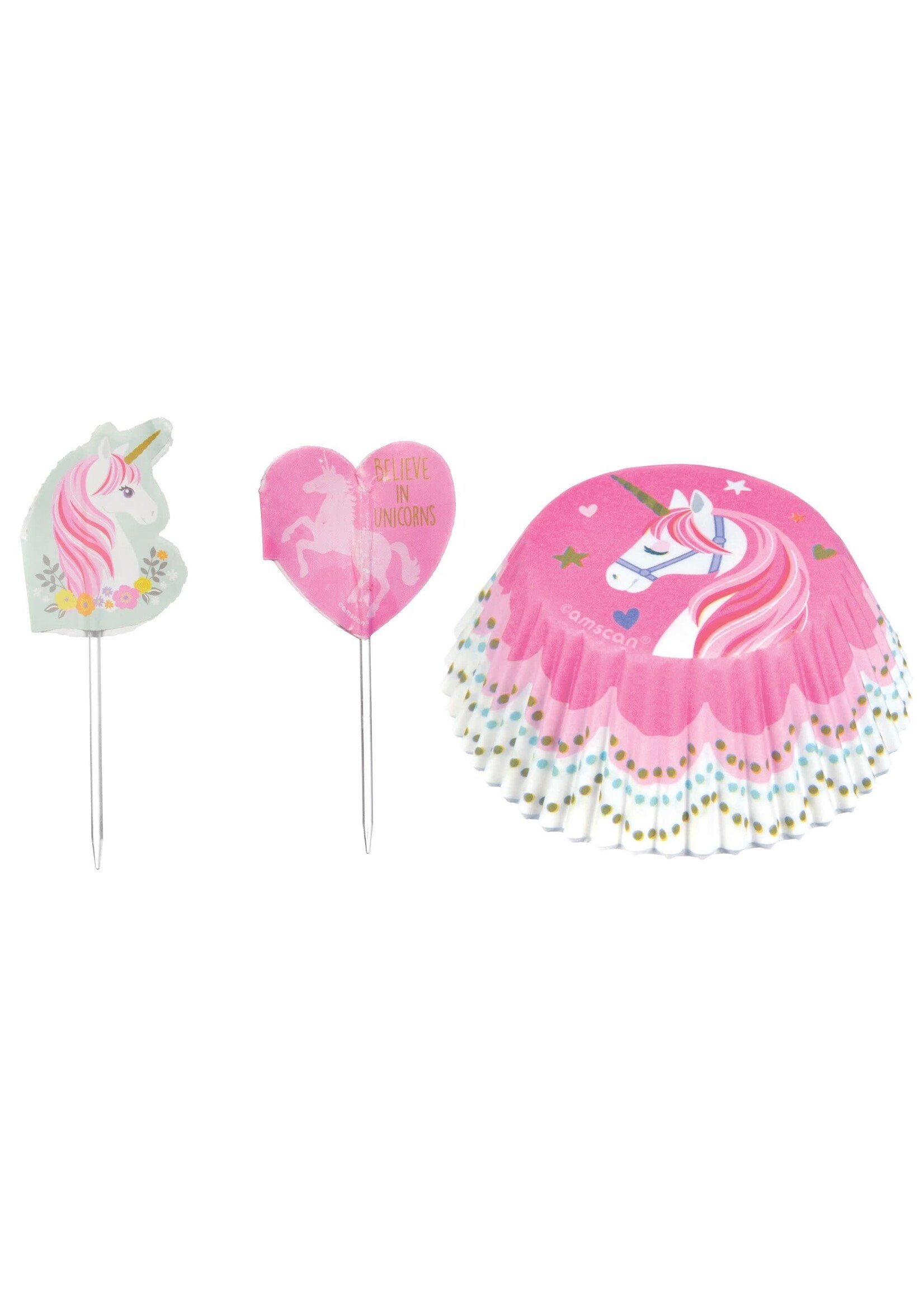 Magical Unicorn Cupcake Cases & Picks