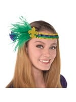 Mardi Gras Fleur De Lis Headband