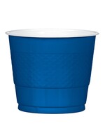 Navy Flag Blue Plastic Cups, 9 oz