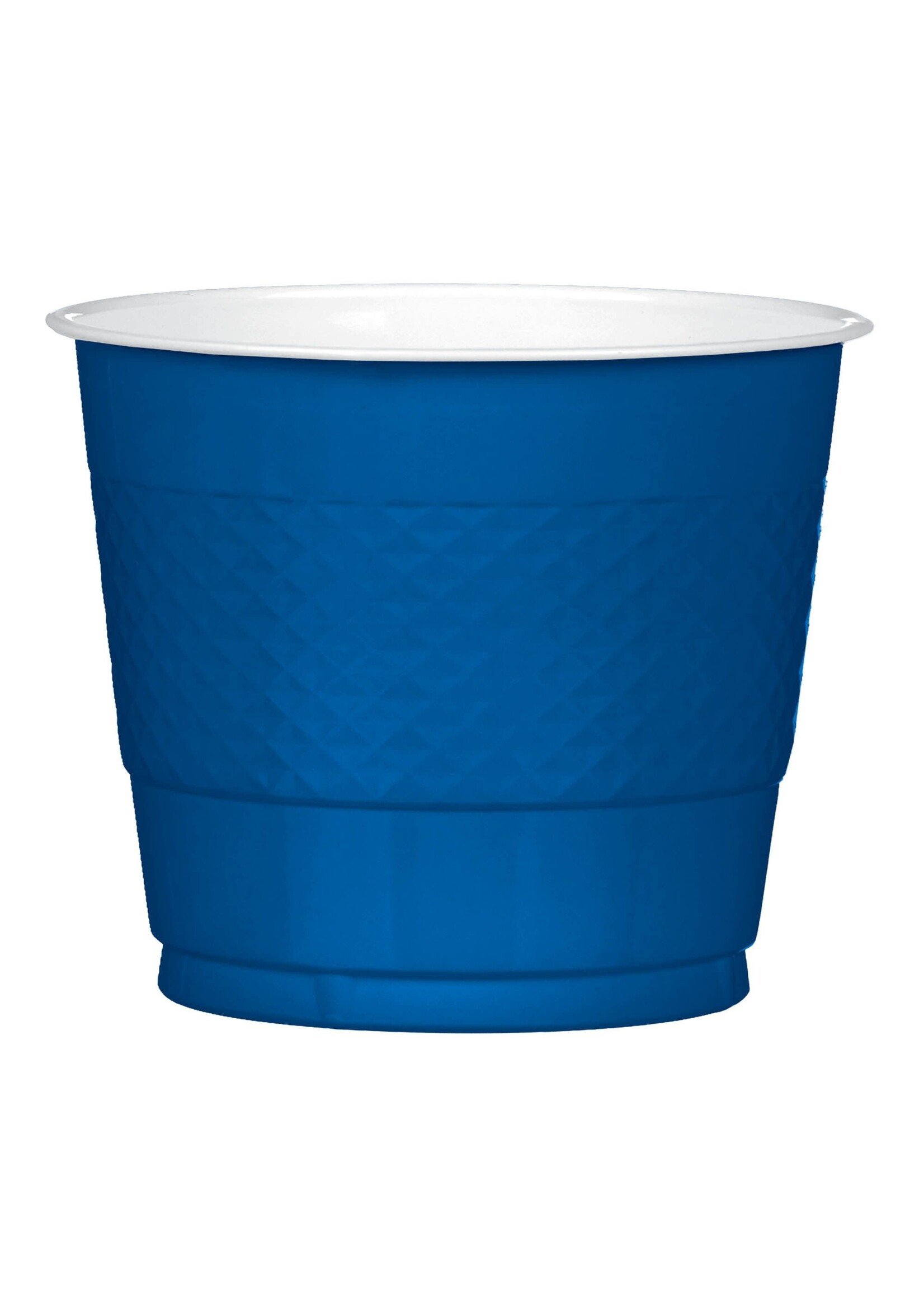 Navy Flag Blue Plastic Cups, 9 oz