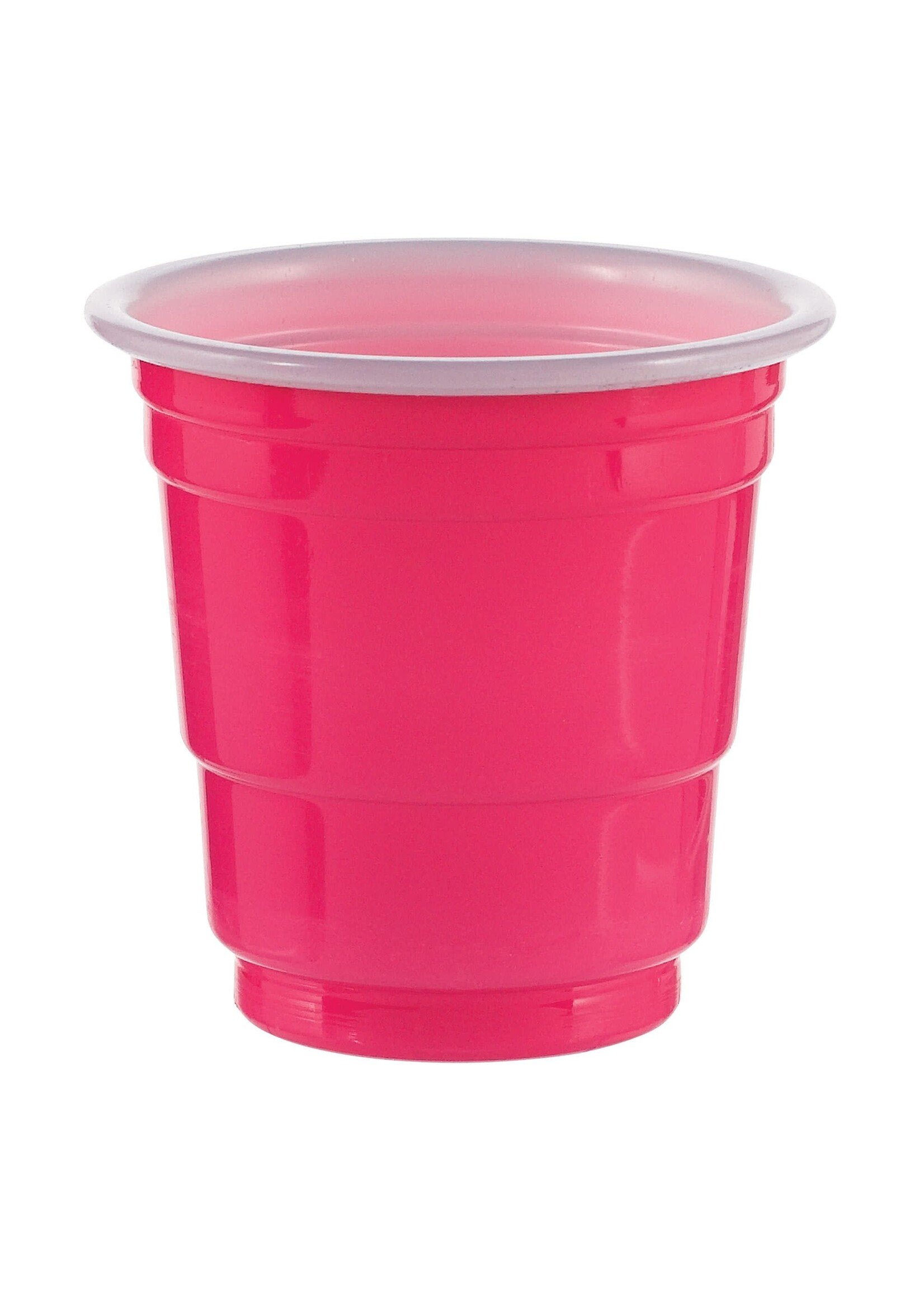 Shot Glasses - Bright Pink 30ct