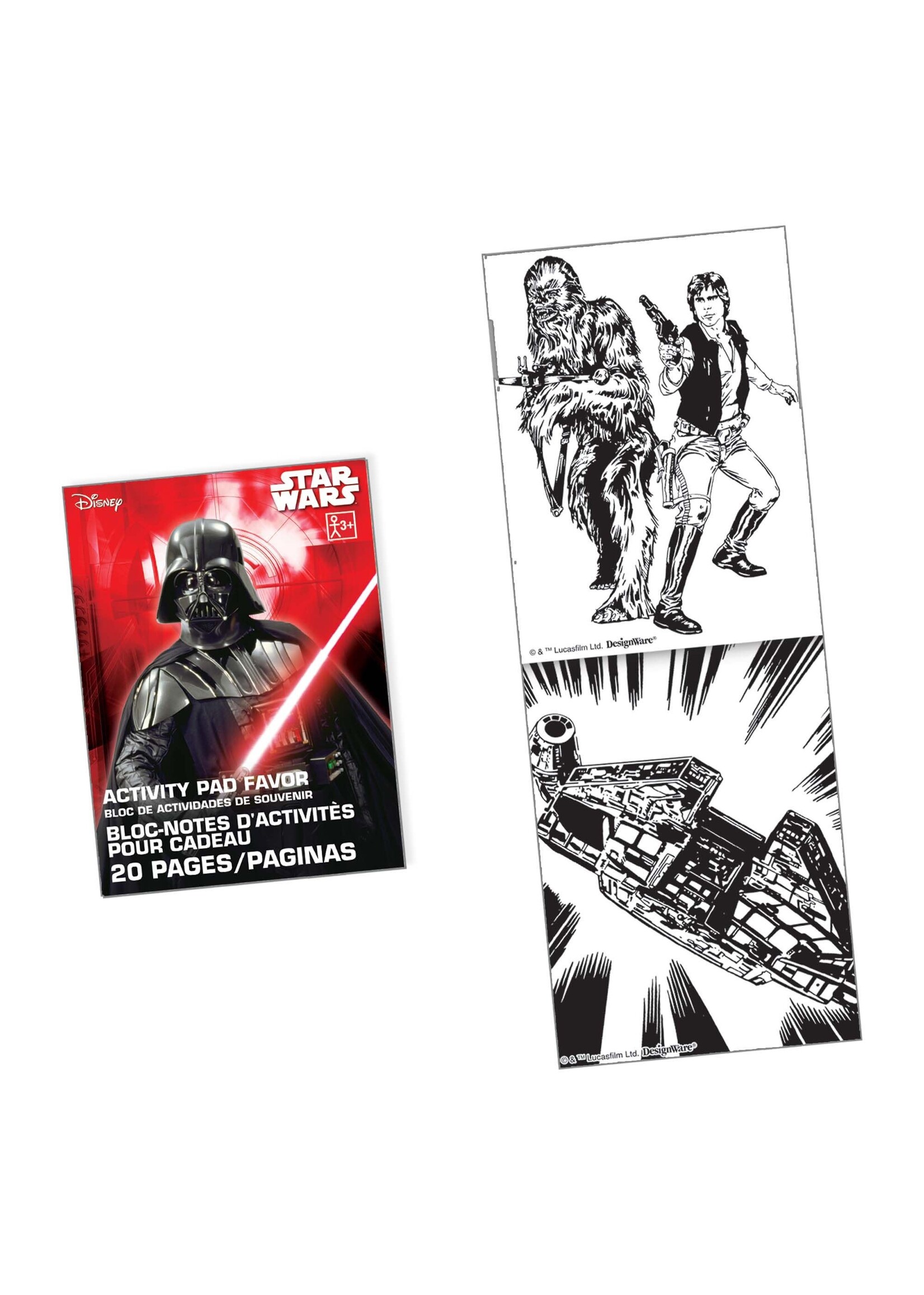 STAR WARS ACTIVITY PAD FAVOR (8ct)