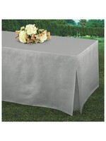 Tablefitters™ Flannel-Backed Table Covers Silver