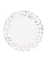 White Round Doilies, 5"