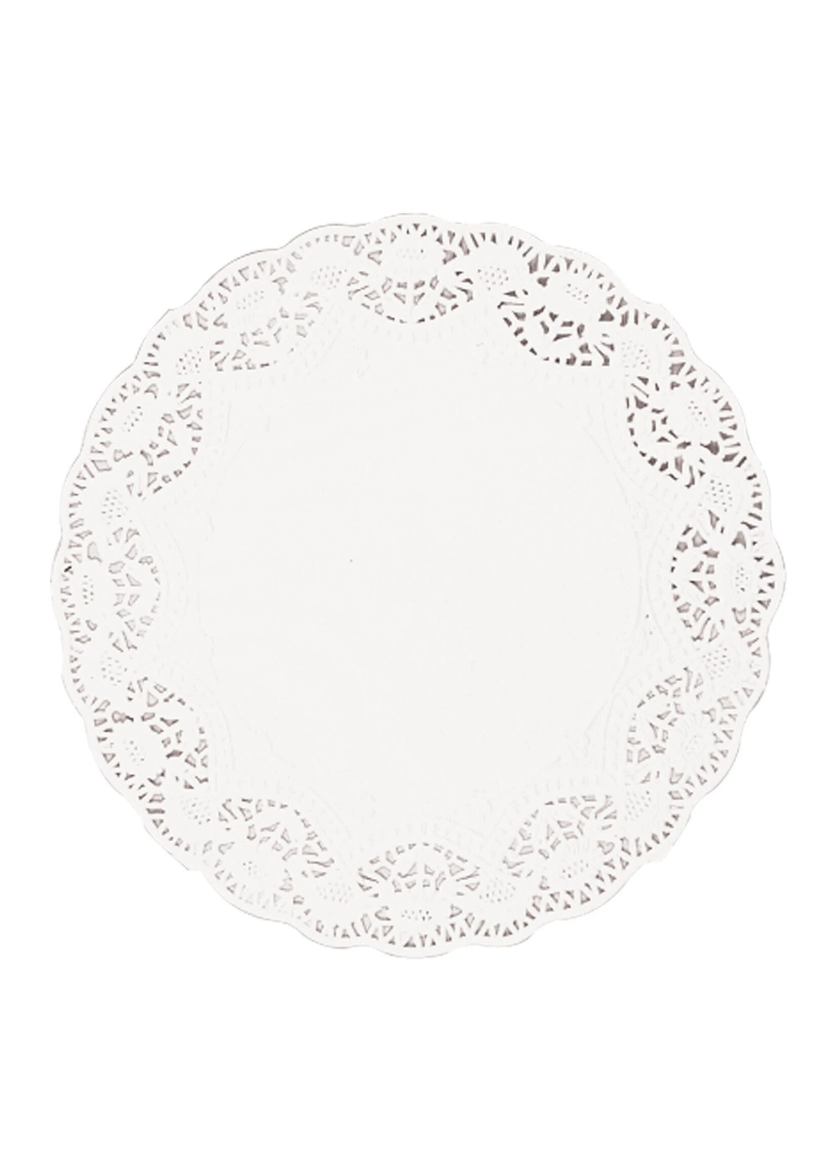 White Round Doilies, 5"