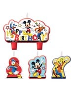 Disney Mickey on the Go Birthday Candle Set