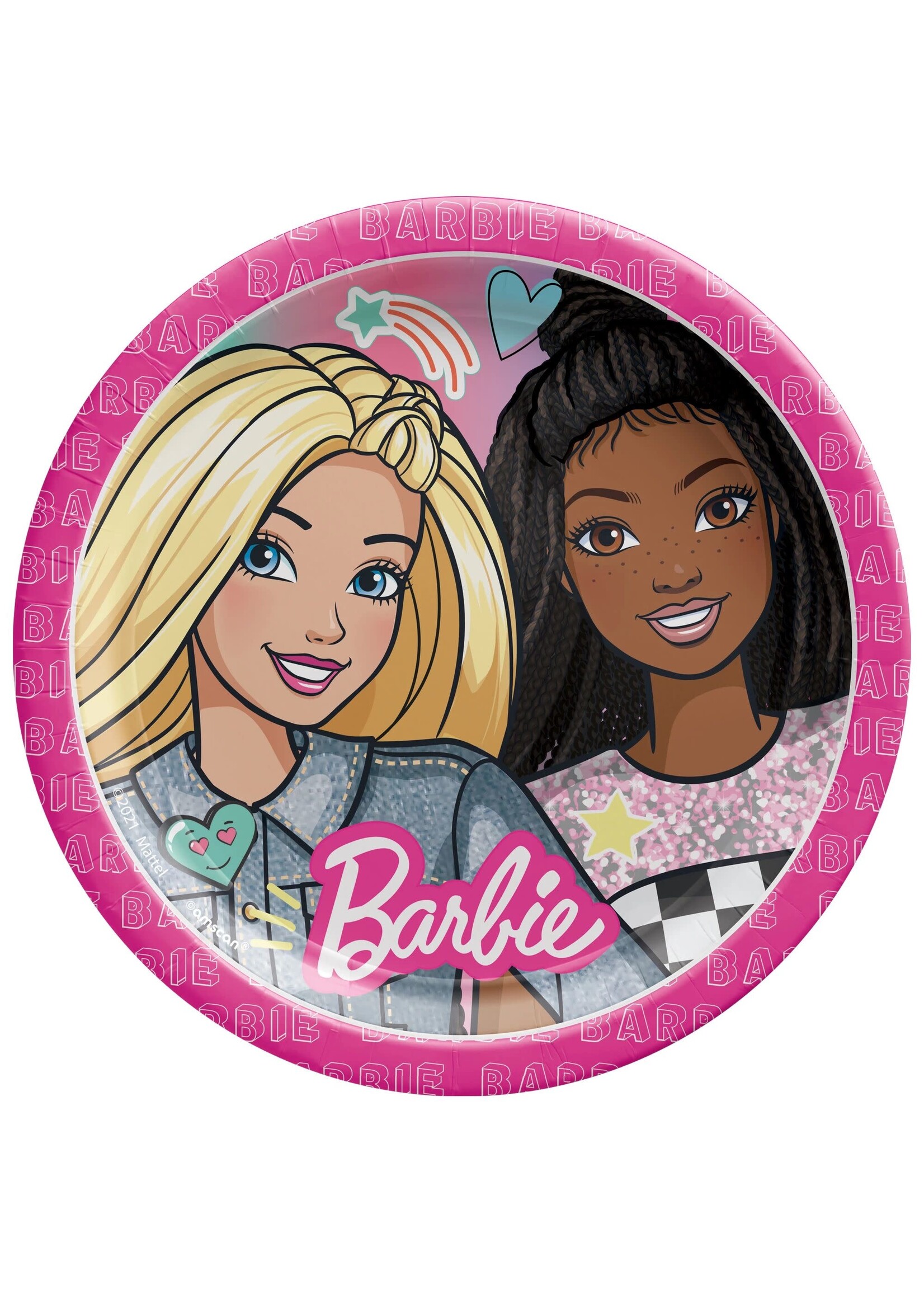 Barbie Dream Together 9" Round Plates