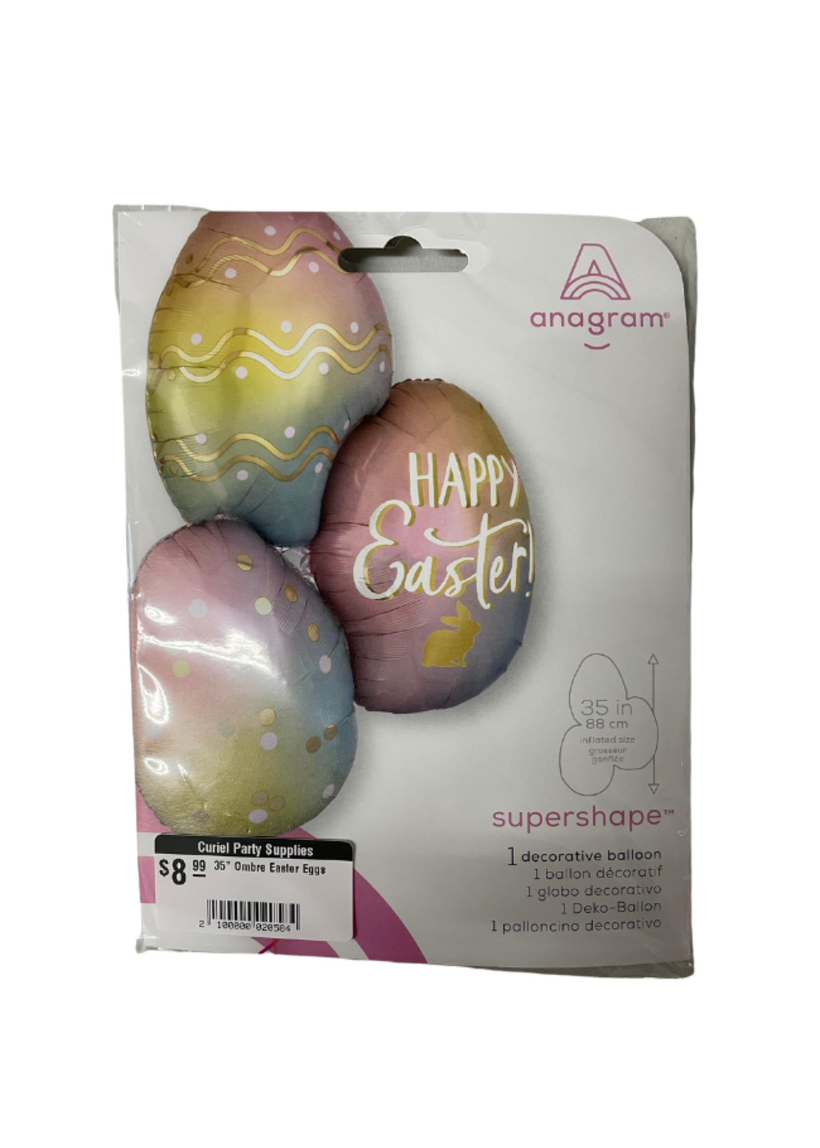 35" Ombre Easter Eggs