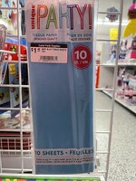 BABY BLUE TISSUE SHEETS 10ct