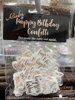 Big Size Rose Gold Happy Birthday Confetti