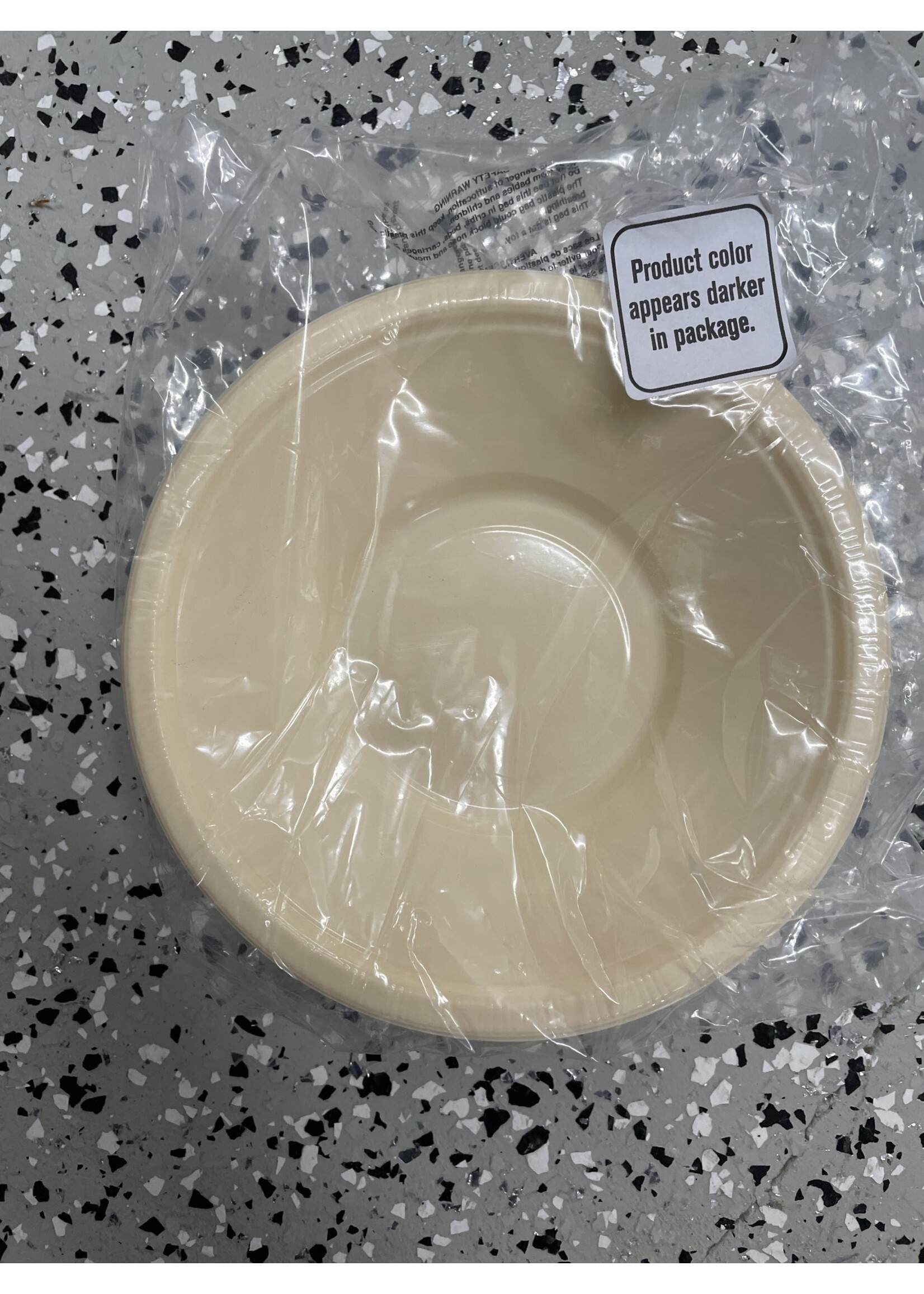 BOWL PLASTICE 20CT IVORY