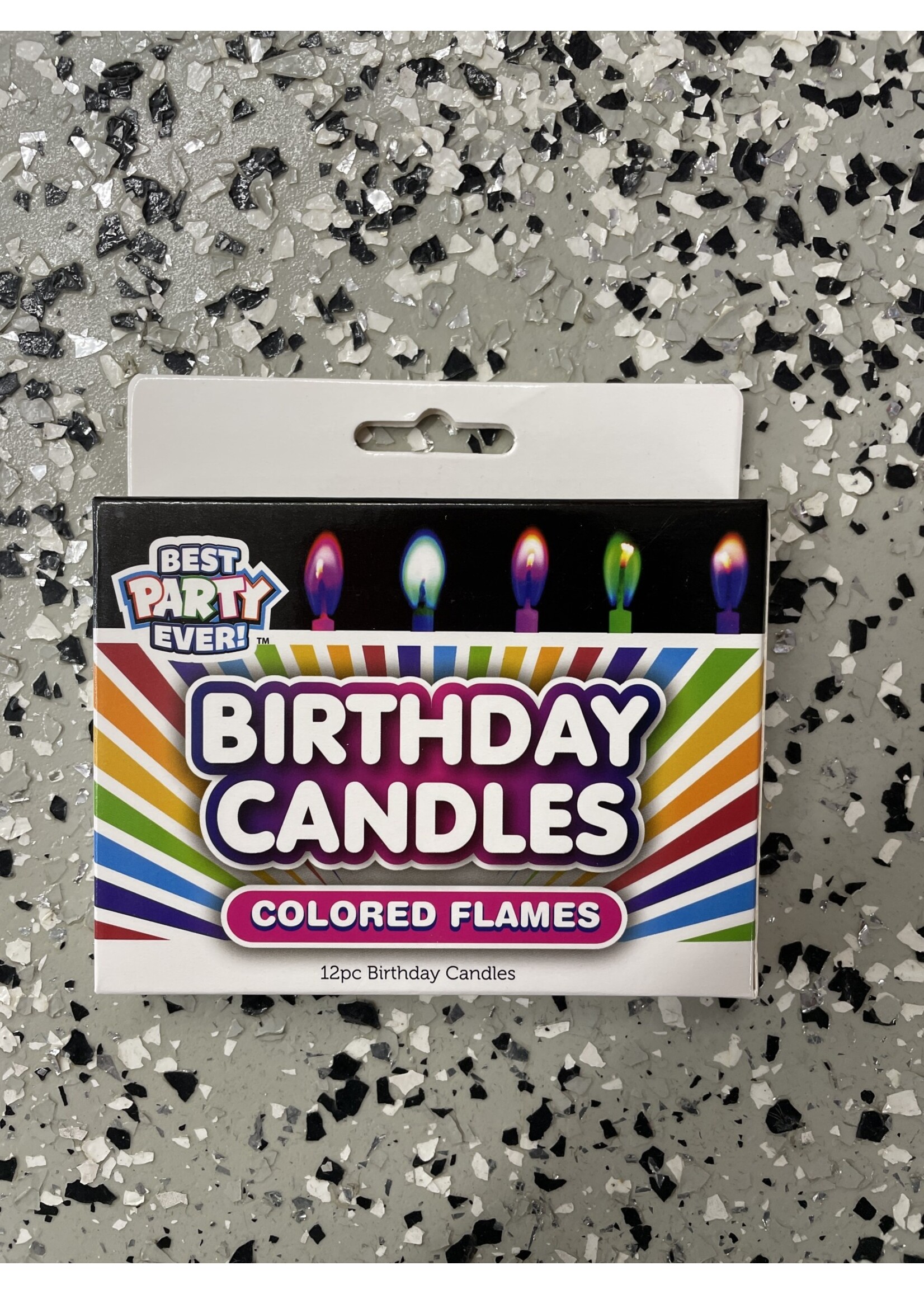 Birthday candles - Colored Flames