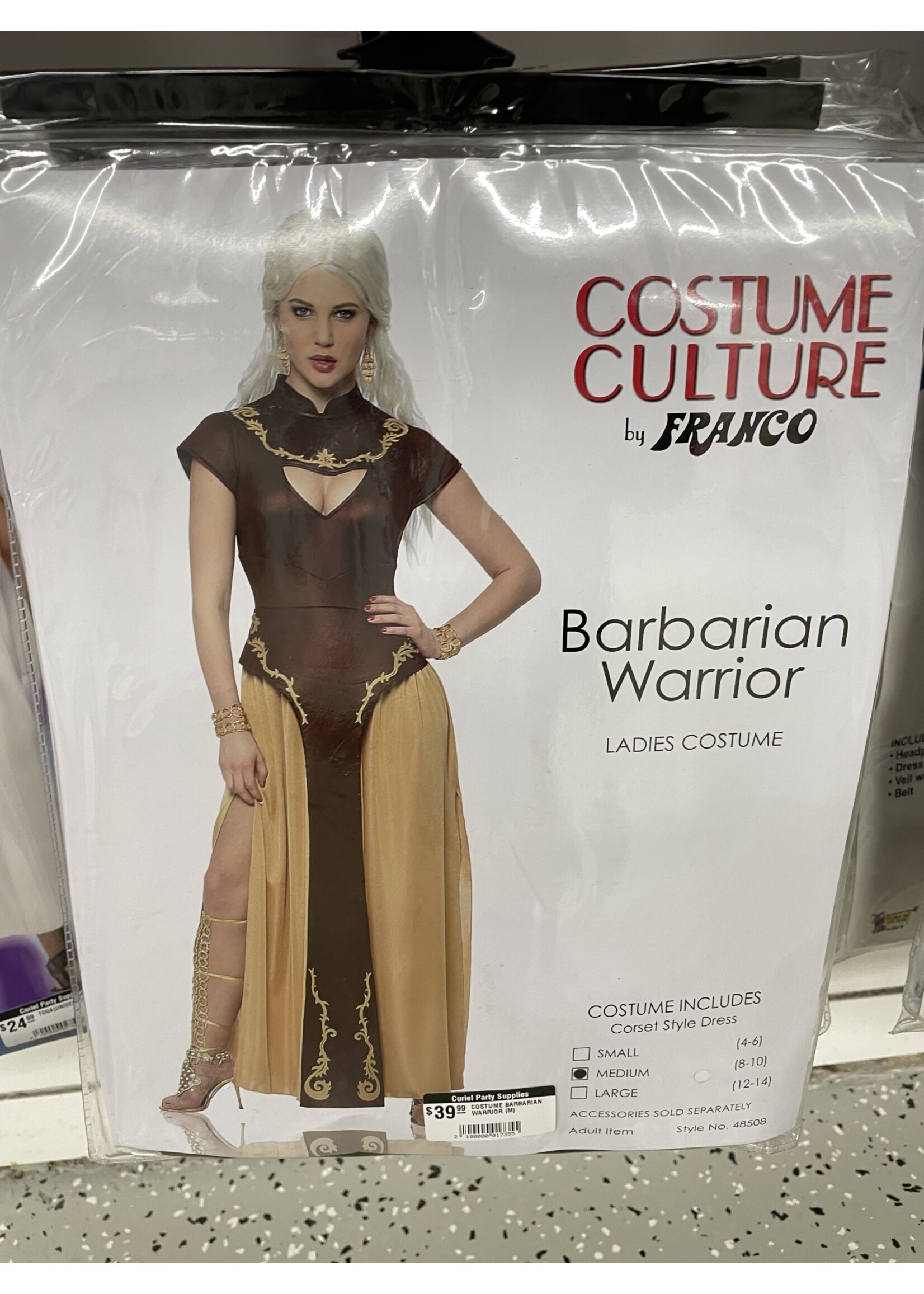 COSTUME BARBARIAN WARRIOR (M)