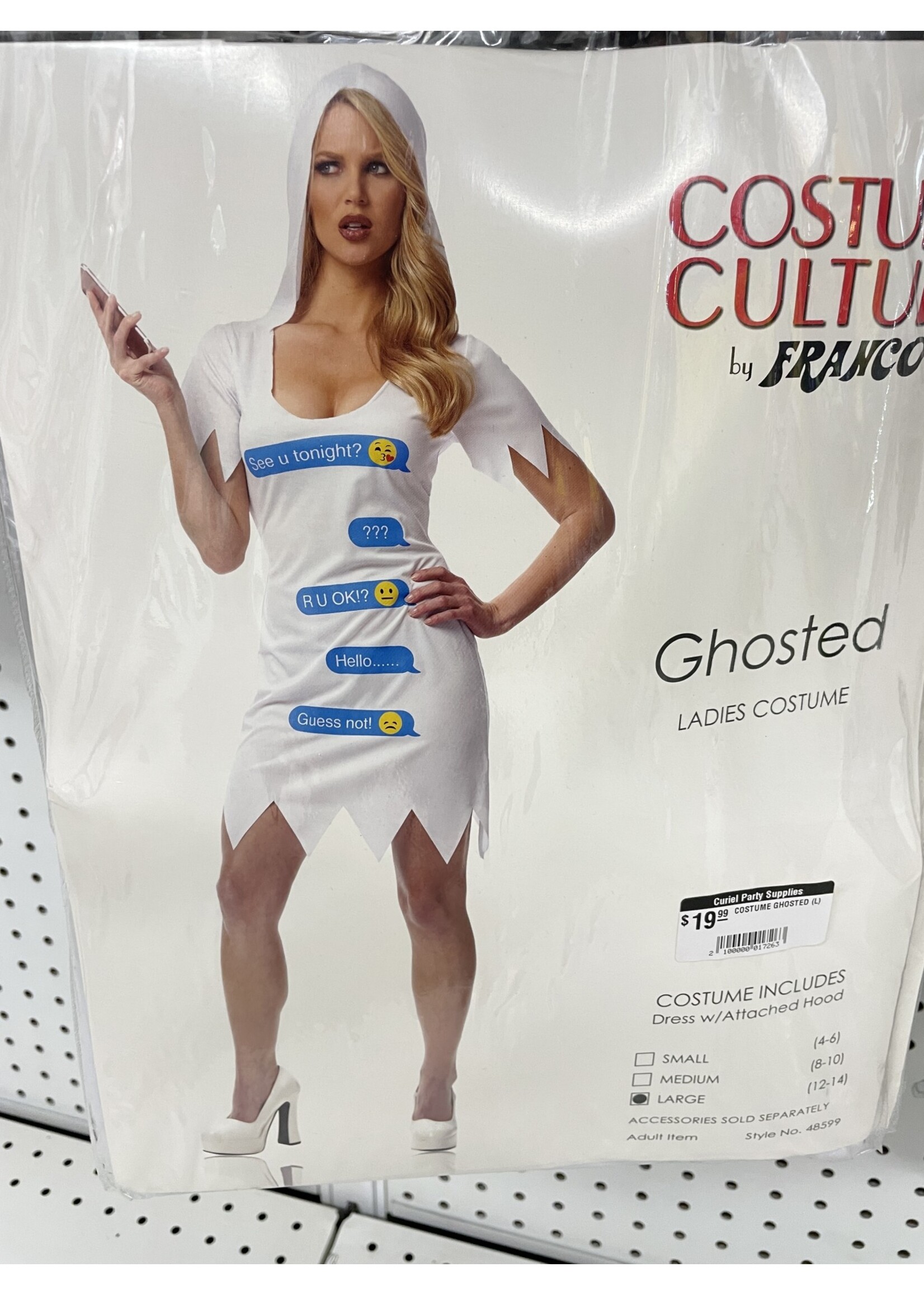 COSTUME GHOSTED (L)