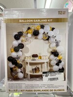 Black & White Balloon Garland kit