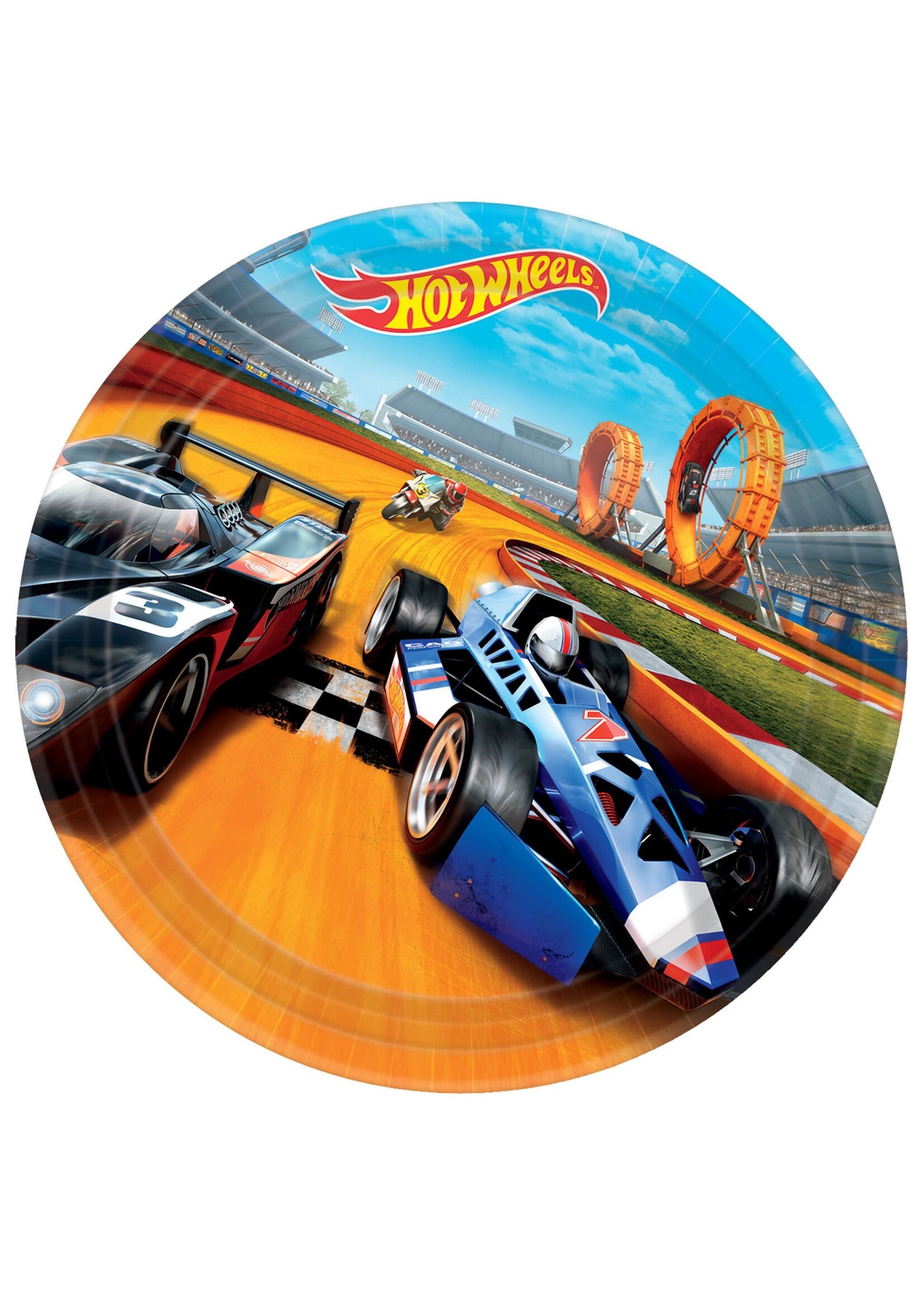 Hot Wheels Wild Racer™ Round Plates, 9"