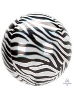 16" Zebra Print Animalz Orbz