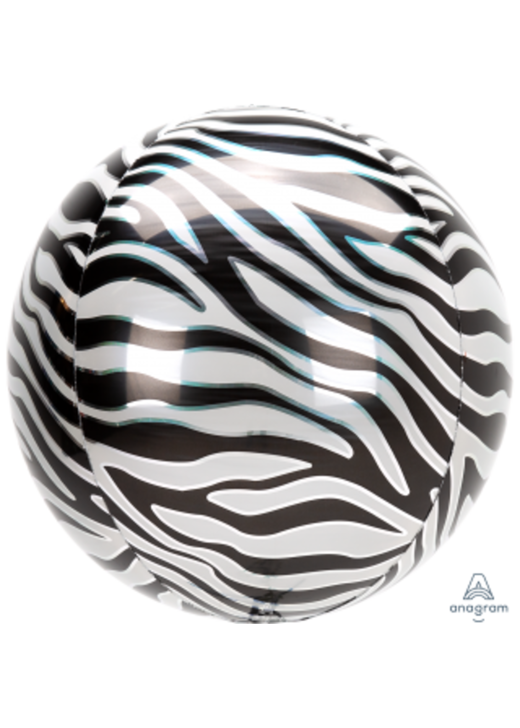 16" Zebra Print Animalz Orbz