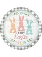FARMHOUSE EASTER PLATE 9IN
