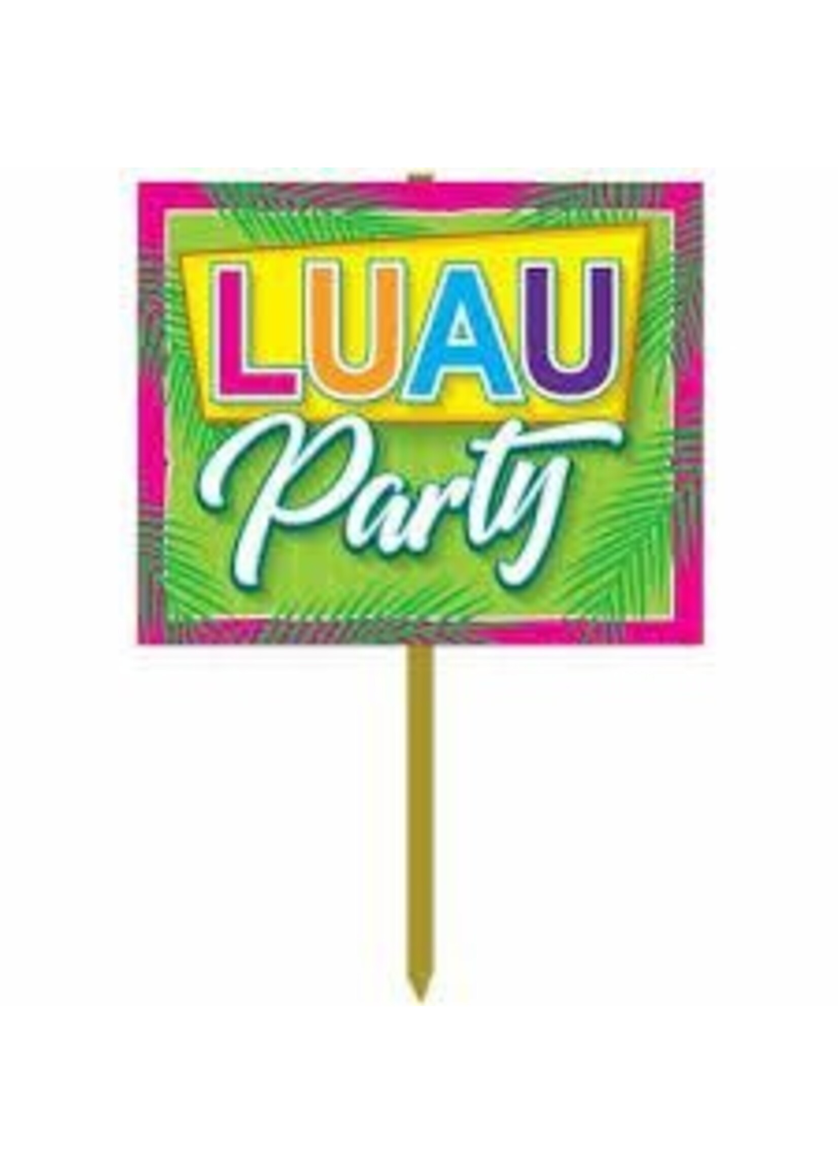 Luau Party Yard Sign