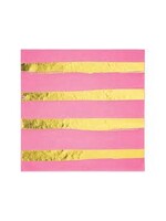 LUNCH NAPKIN 16CT CANDY PINK FOIL