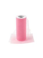 Tulle 6"x 25 yards Spool/Roll - Pink