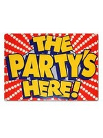 The Party's Here Yard Sign