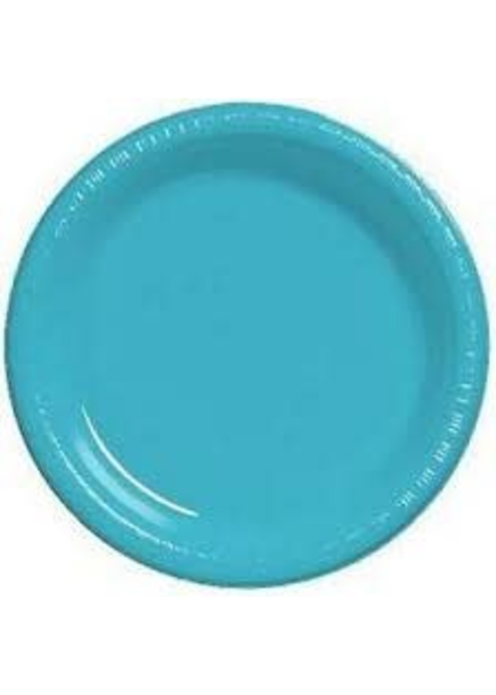 PLT9IN PLASTIC  20CT BERMUDA BLUE