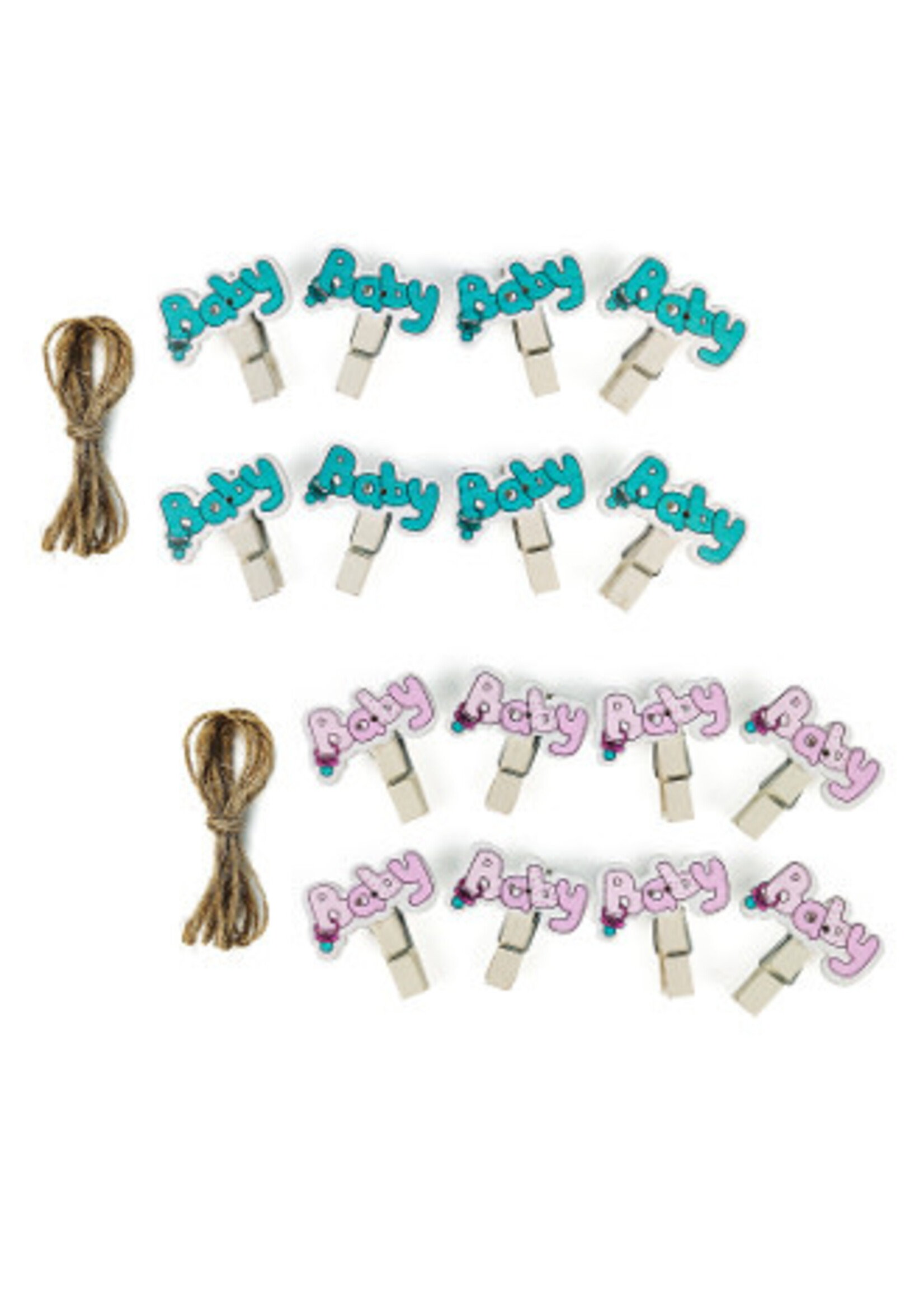 8pc Baby clothes pins