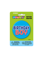 BIRTHDAY BOY BUTTON 3"